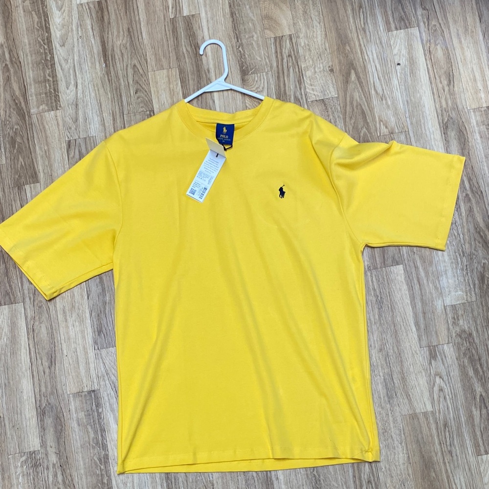 Polo by Ralph Lauren Men's Vibrant Yellow Tee